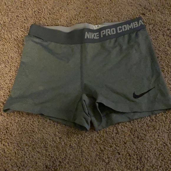 gray nike pros